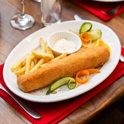 Karađorđeva šnicla u restoranu Zavicaj Kraljevo