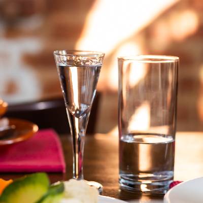 Voćna rakija u restoranu Zavicaj Kraljevo