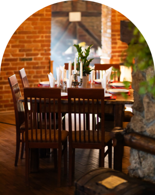 Enterijer restorana Zavicaj u Kraljevu